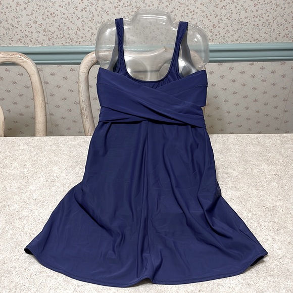 Lands' End Women's One Piece Swimsuit - Navy - Picture 2 of 9